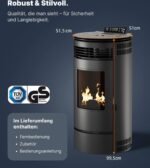 UMBRELLA PR8 – Pelletkaminofen 9 kW | Wi-Fi Ready – Bild 5