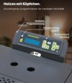 UMBRELLA PR8 – Pelletkaminofen 9 kW | Wi-Fi Ready – Bild 2