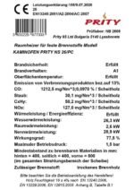 Prity® NS26 – Holzvergaserofen 26,3 + 2,6 kW | Eco Design – Bild 4