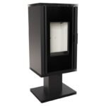 Kaminofen KOZA Enyo Flat 03 – 6 kW, drehbar, modern & effizient