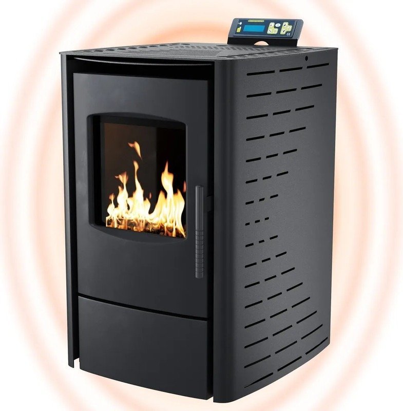 988c425cc78a91577d7704a5acd47b66.jpg UMBRELLA PR8 – Pelletkaminofen 9 kW Wi-Fi Ready – Bild 1