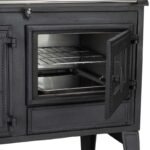 Globe Fire Atlas – Holzherd 7 kW aus Gusseisen mit Backofen & Kochplatten – Bild 2