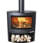 Aduro Kaminofen 15-2 – Stahl Schwarz, 6,5 kW, mit Holzfach