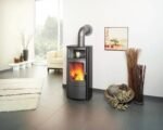 Hark Kaminofen Opera-B – Keramik meteorschwarz, 7 kW – Bild 2