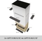 Kratki NBC 680/280 – Kamineinsatz 7 kW mit Schiebetür (Guillotine) und dreiseitiger Verglasung – Bild 5