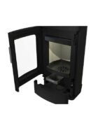 Kaminofen KRETZ ECHEDO 1 – 7 kW, schwarz, mit Holzfach & großer Sichtscheibe – Bild 3